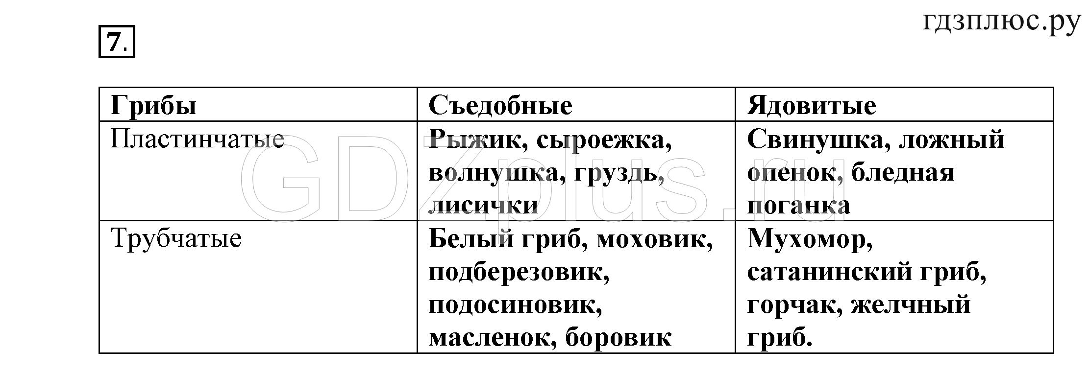 Гдз по биологии 5 класс пасечник (учебник)