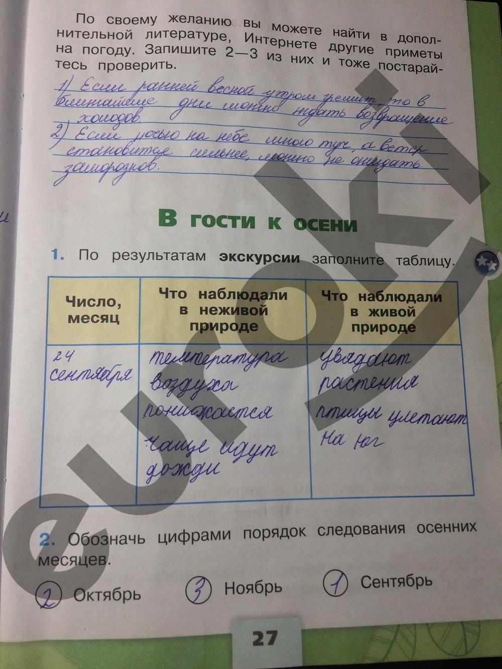 Гдз окружающий мир 4 класс 1 часть учебник плешаков ответы