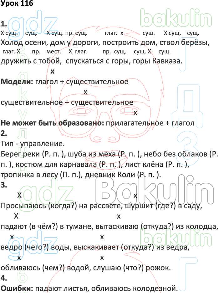 Гдз по русскому языку 4 класс учебник климанова, бабушкина часть 1, 2