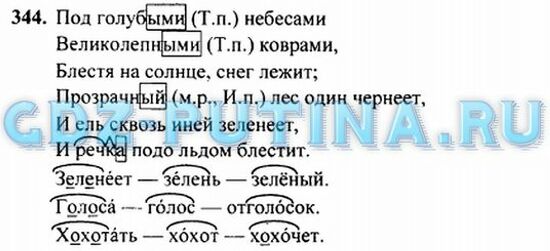 Гдз и решебник русский язык 4 класс рамзаева - тетрадь для упражнений