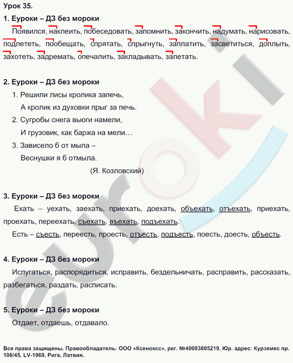 Гдз по русскому языку 4 класс климанова, бабушкина, учебник 1, 2 часть просвещение 2022