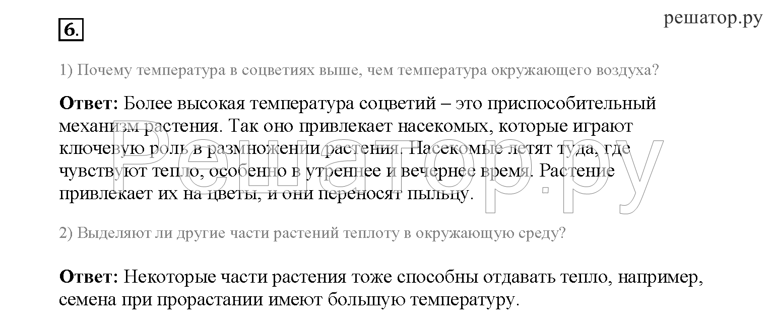 Голосеменные (тест, ответы) — 5 класс