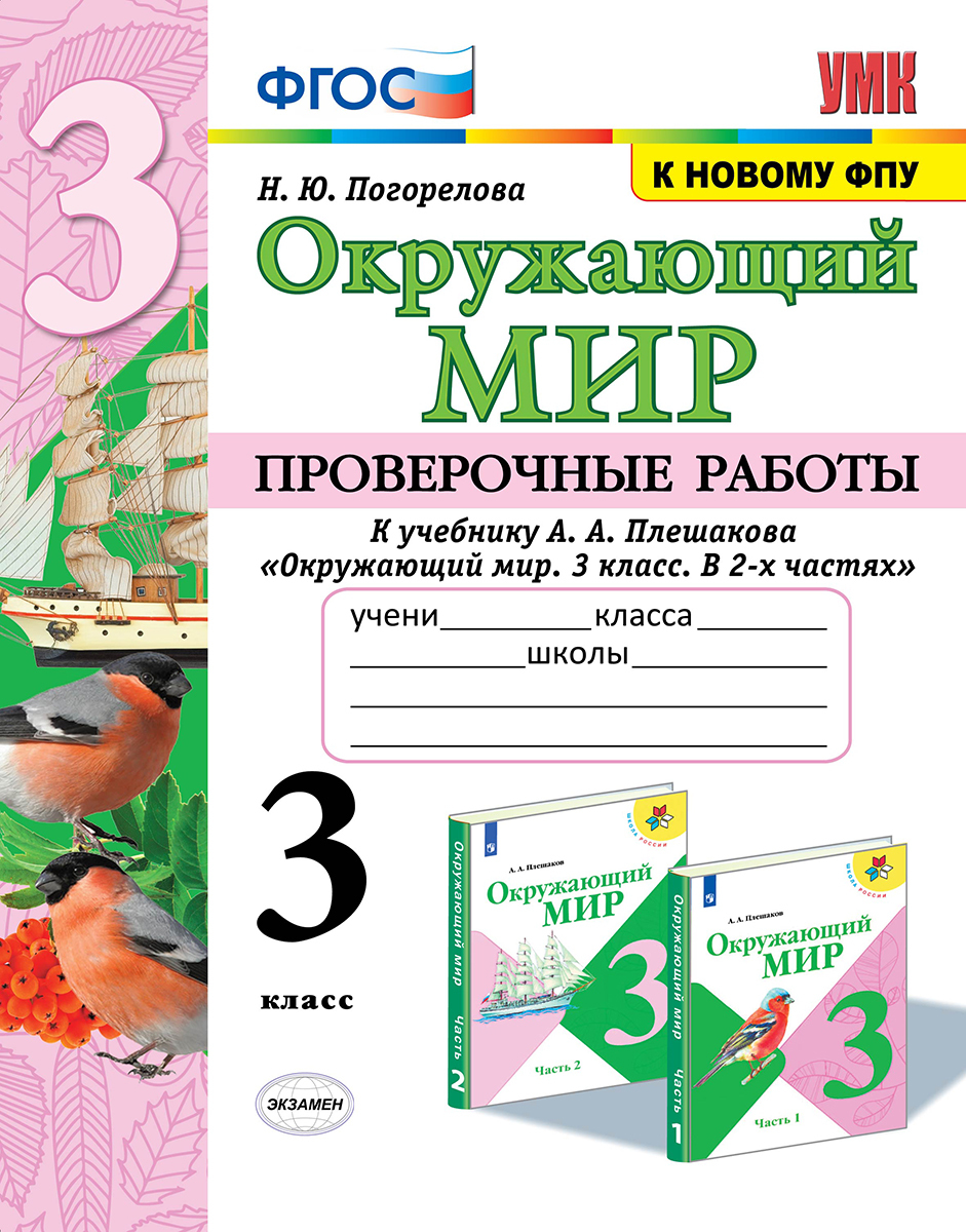 Решебник к учебному пособию: окружающий мир 4 класс плешаков, крючкова - проверочные работы
