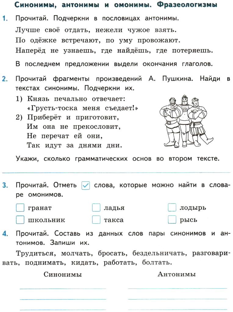 Синонимы. антонимы. омонимы