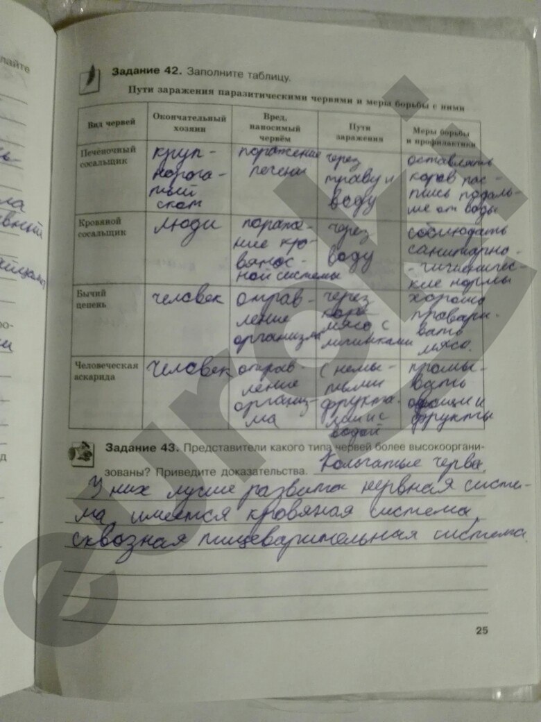 Гдз решебник по биологии 5 класс сонин тесты дрофа