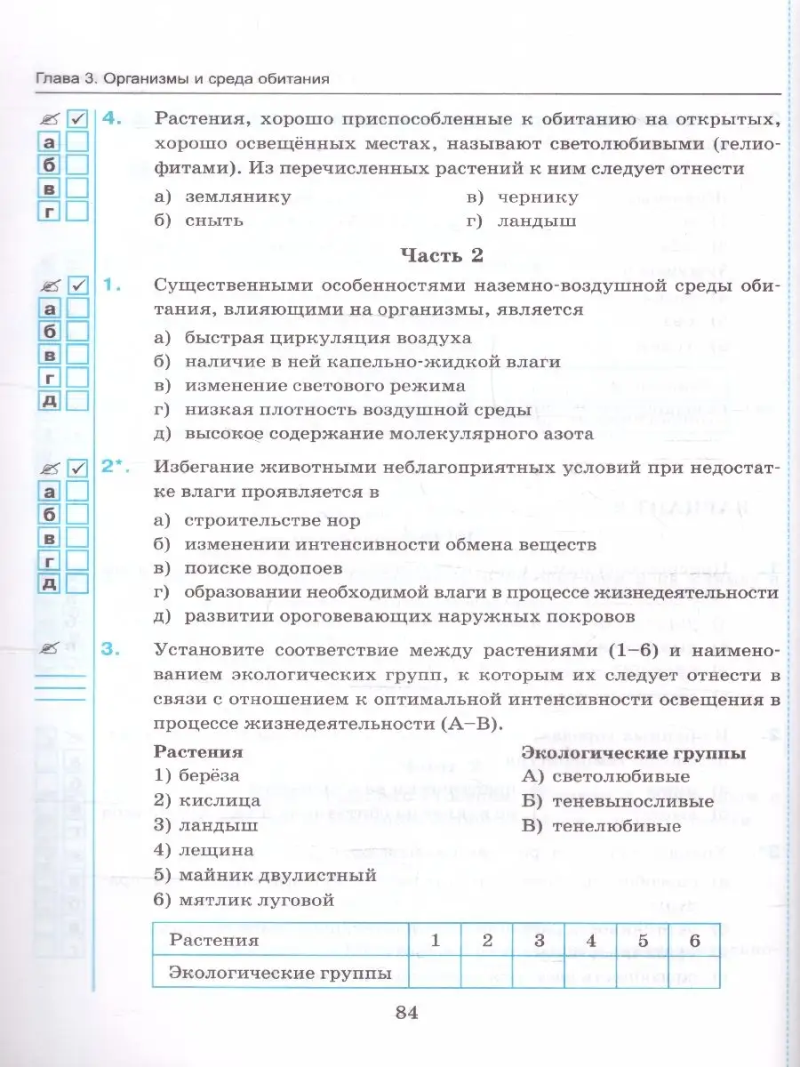 Гдз по биологии 5 класс учебник пасечник, суматохин, гапонюк