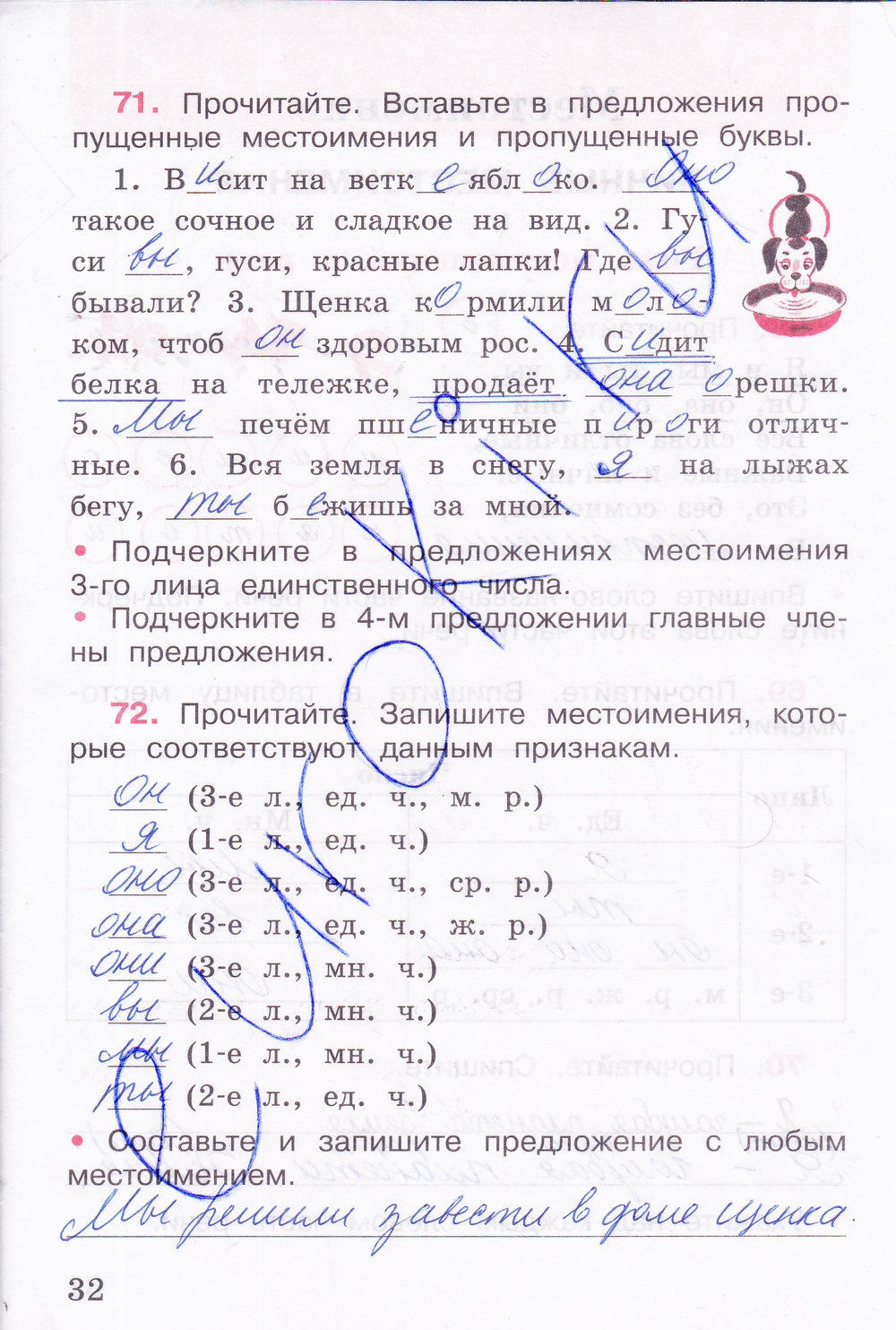 Гдз по русскому языку 4 класс рабочая тетрадь  канакина  школа россии