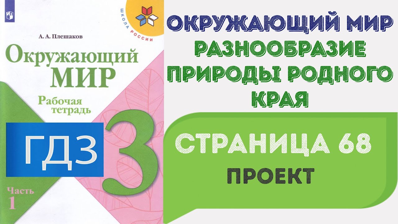 Гдз окружающий мир 4 класс 1 часть учебник плешаков